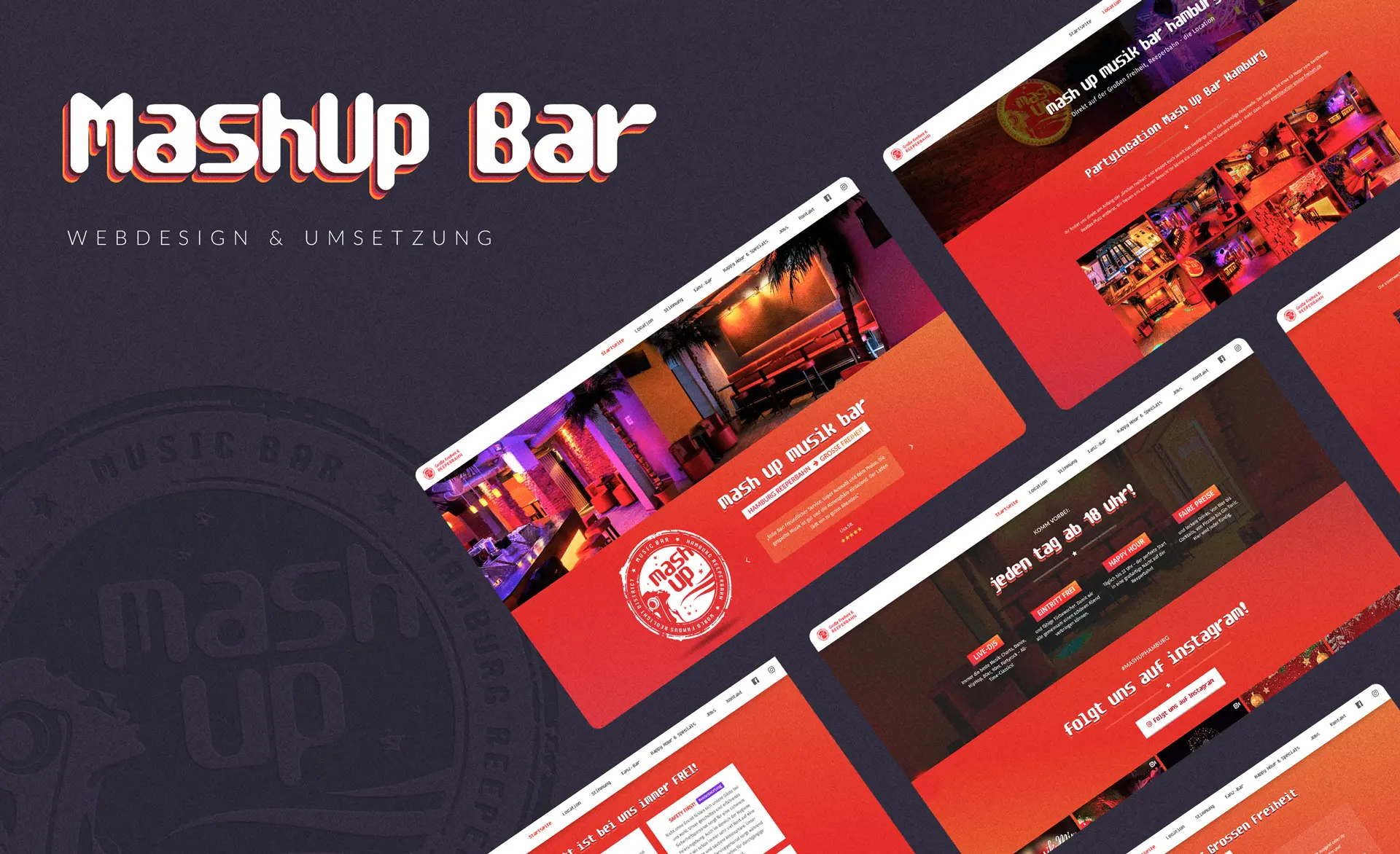 Website – Mashup Music Bar